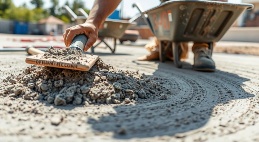 Aplikacja suchego betonu