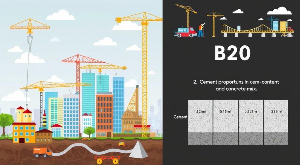 rodzaj konstrukcji a zawartość cementu w betonie